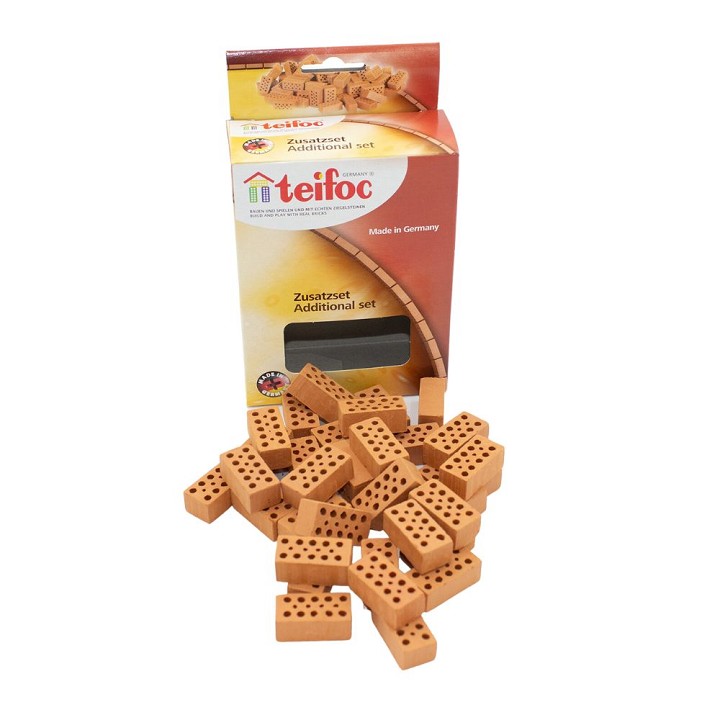 Building parts - brick - red - 32 pieces